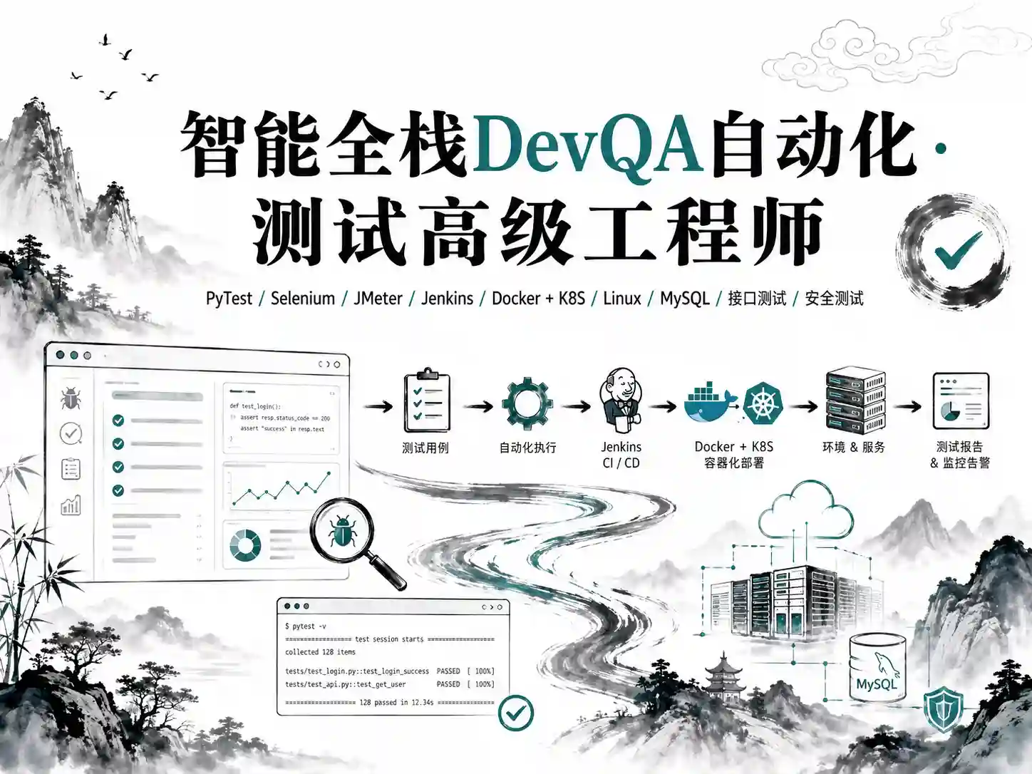 智能全栈DevQA自动化测试高级工程师