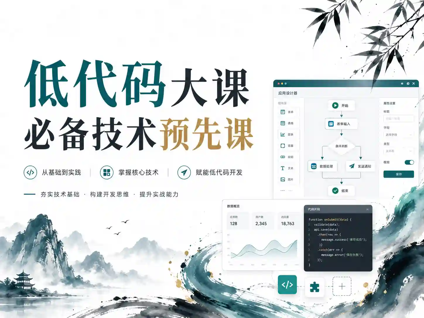低代码大课必备技术预先课