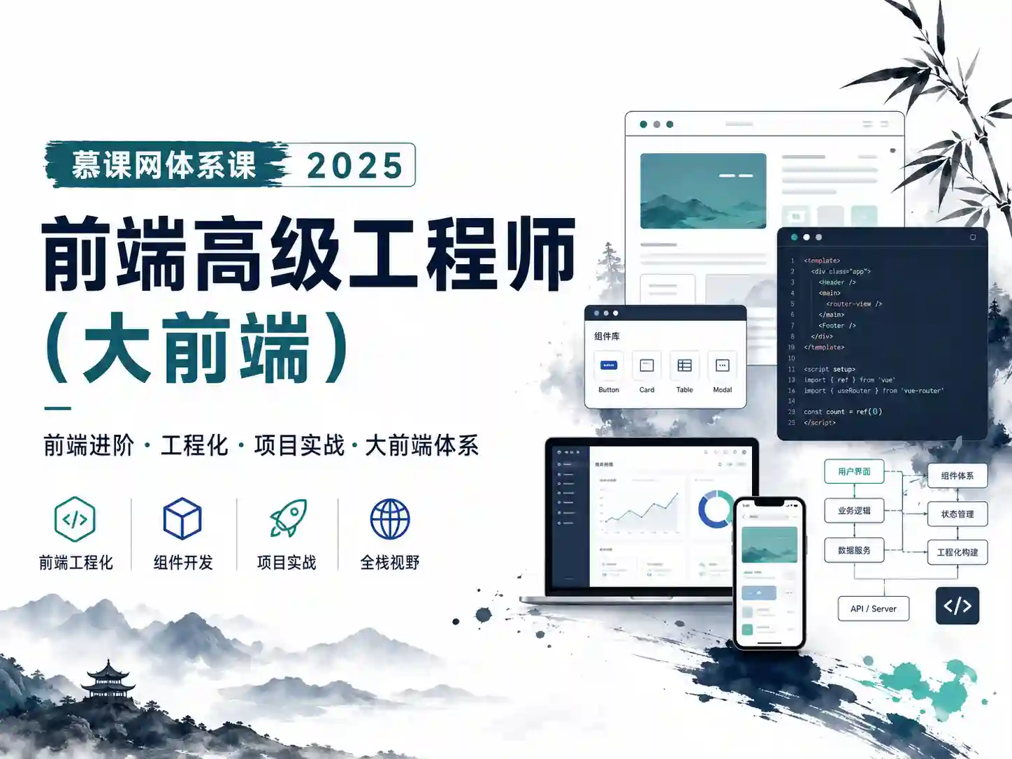 慕课网体系课-2025前端高级工程师(大前端)