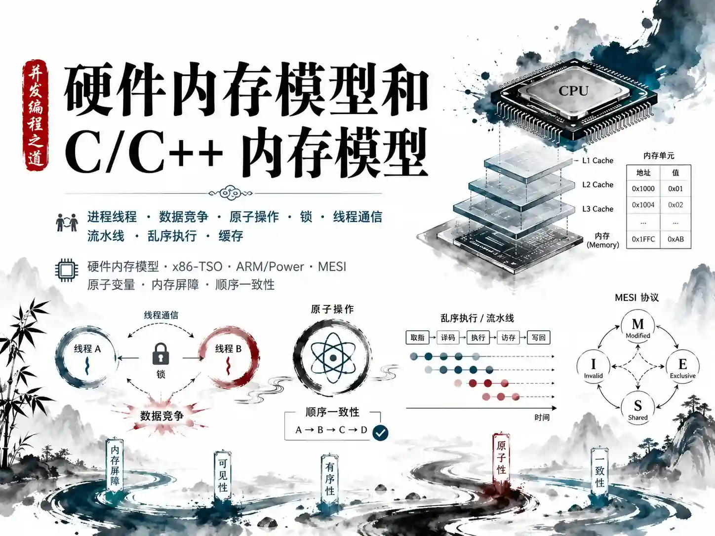 硬件内存模型和C/C++内存模型