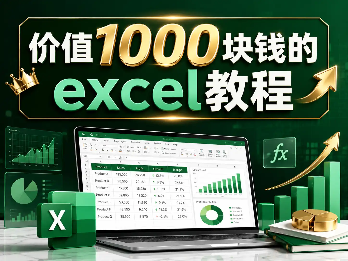 【Excel】价值1000块钱的excel教程