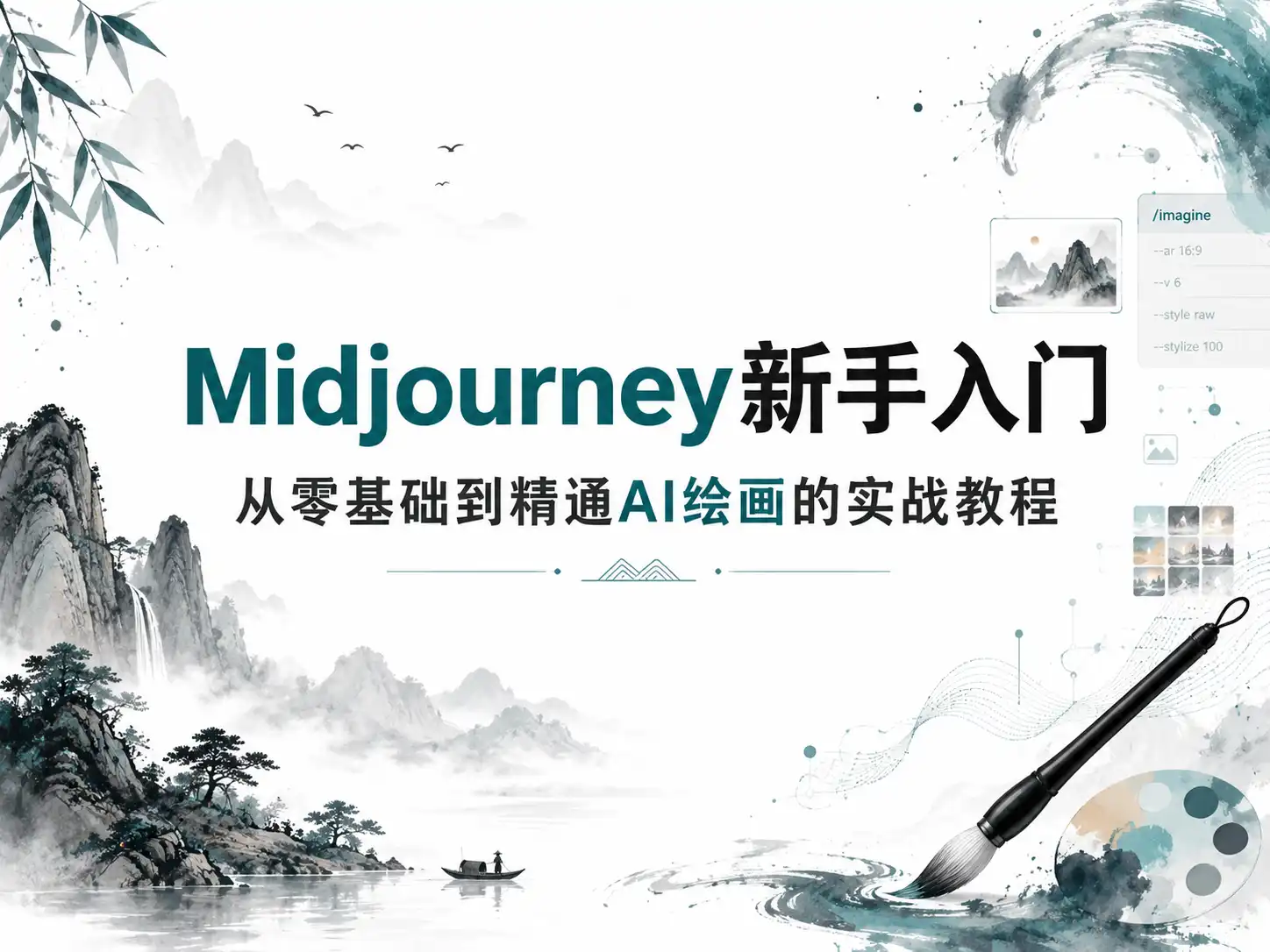 Midjourney新手入门,从零基础到精通AI绘画的实战教程
