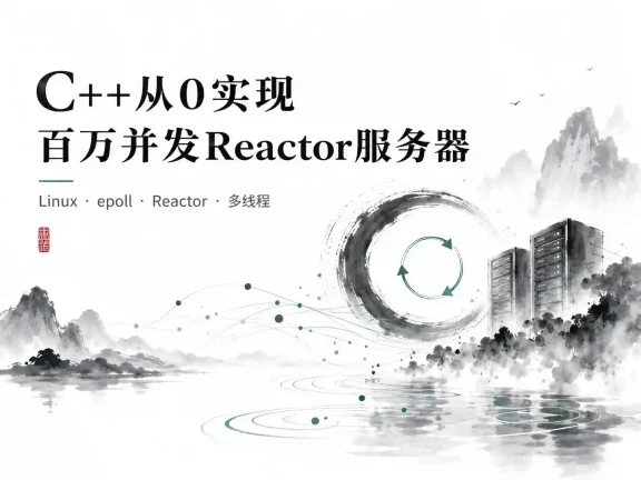 C++从0实现百万并发Reactor服务器