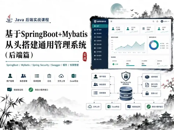 基于SpringBoot+Mybatis从头搭建通用管理系统(后端篇)