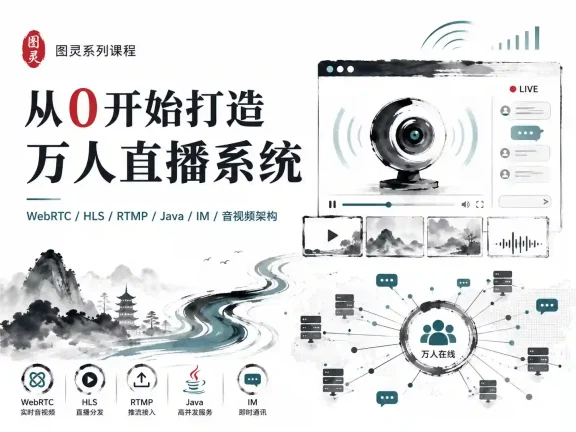 图灵-从0开始打造万人直播系统