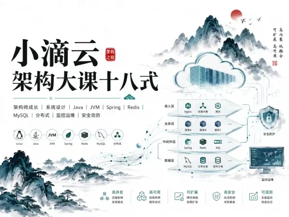 独孤求败-小滴云架构大课十八式