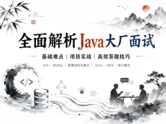 全面解析Java大厂面试 基础难点+项目实战+高效答题技巧 高频考点案例深度剖析