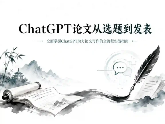 ChatGPT论文从选题到发表 全面掌握ChatGPT助力论文写作的全流程实战指南