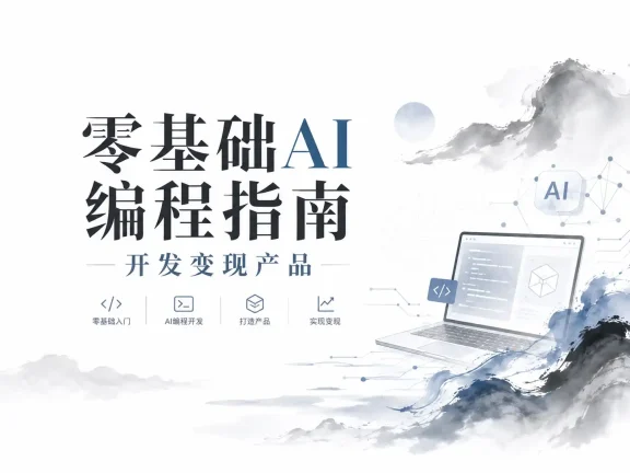 零基础AI编程指南开发变现产品