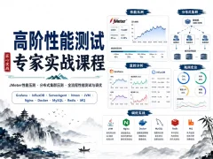 从零进阶性能测试架构师 掌握JMeter压测 分布式集群监控与全栈性能瓶颈调优技术