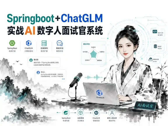 Springboot+ChatGLM 实战AI数字人面试官系统