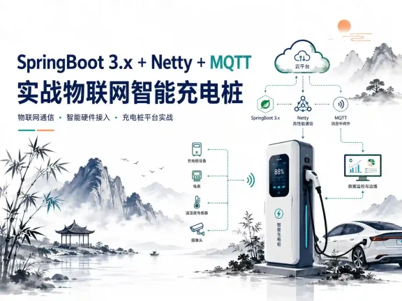 SpringBoot 3.x + Netty + MQTT 实战物联网智能充电桩