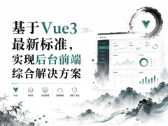 基于Vue3最新标准，实现后台前端综合解决方案