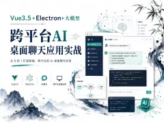 Vue3.5+Electron+大模型 跨平台AI桌面聊天应用实战