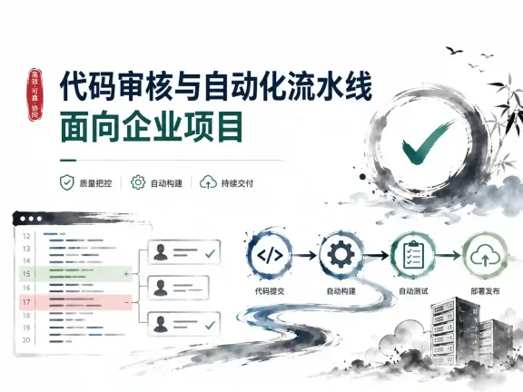 代码审核与自动化流水线 面向企业项目