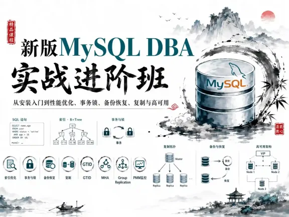 姜承尧-腾讯数据库总监 新版MySQL DBA实战进阶班