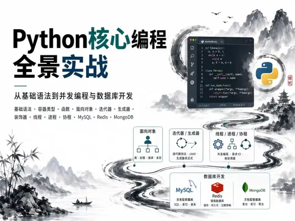 Python核心编程全景实战