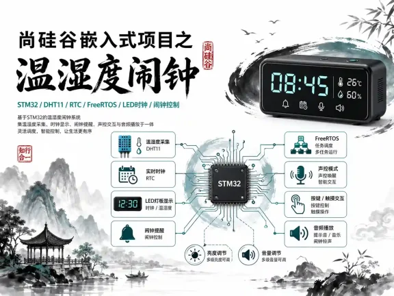 尚硅谷嵌入式项目温湿度闹钟