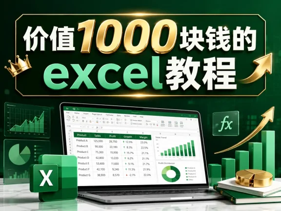 【Excel】价值1000块钱的excel教程