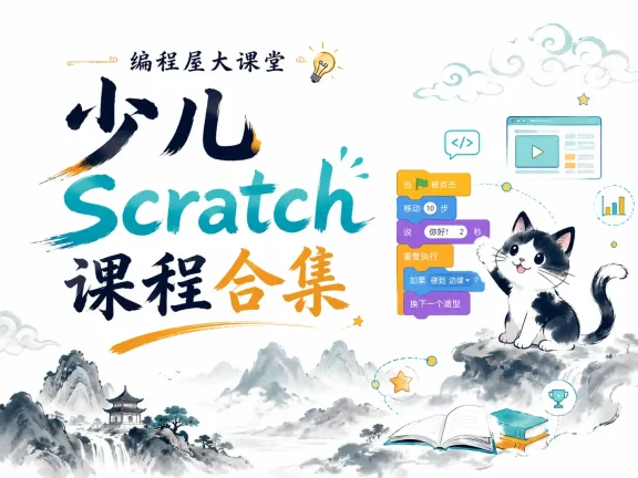 编程屋大课堂-少儿scratch课程合集