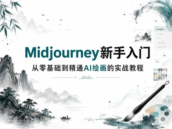 Midjourney新手入门，从零基础到精通AI绘画的实战教程